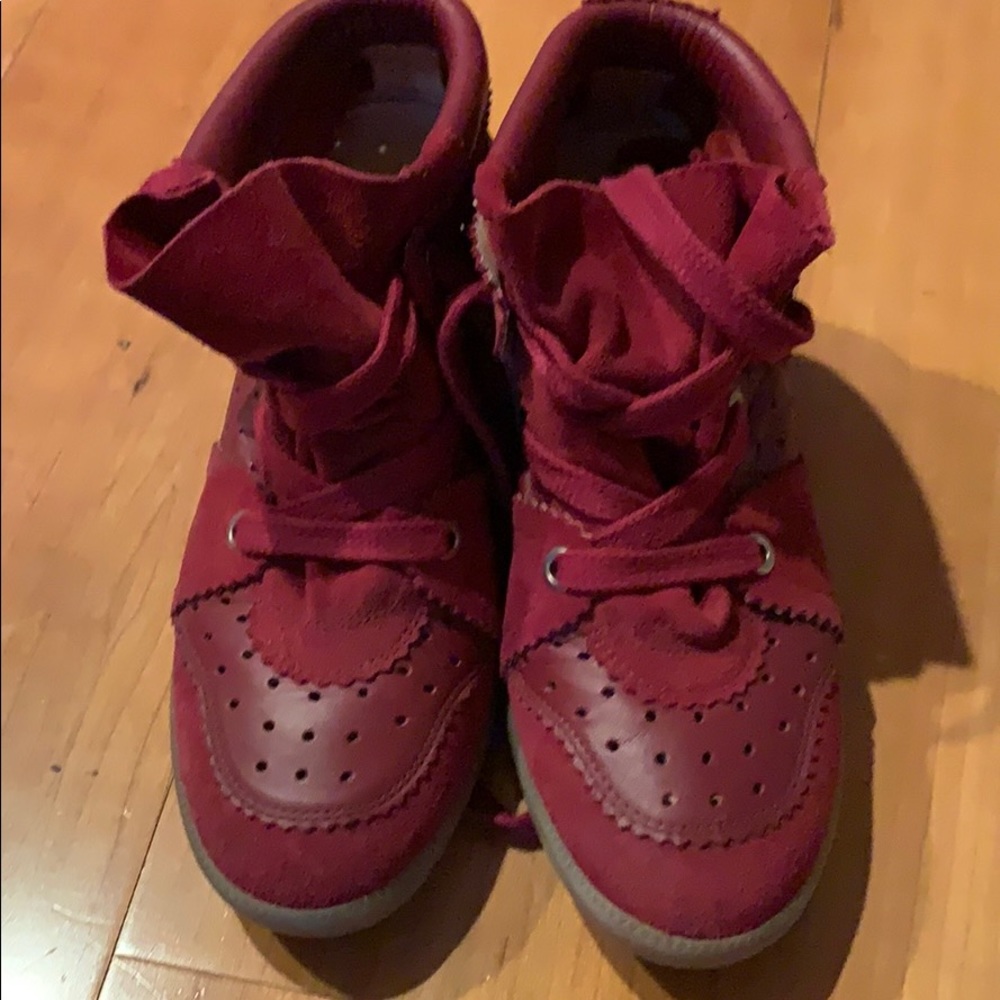 Isabel Marant sneakers Bobby burgundy